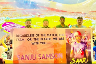 Sanju Samson Supporters in FIFA World Cup 2022