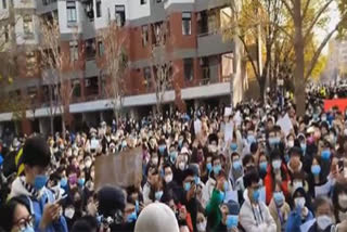 Protests in China against President Xi Jinping