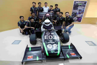 IIT Madras  first electric racing car by IIT Madras students  IIT Madras students first electric racing car  IIT Madras electric racing car  ആര്‍എഫ് 23  RF23  മദ്രാസ് ഐഐടി  ആദ്യ ഇലക്‌ട്രിക് റേസിങ് കാറുമായി മദ്രാസ് ഐഐടി  electric racing car  ഇലക്‌ട്രിക് റേസിങ് കാര്‍