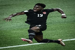 FIFA world cup 2022  Alphonso Davies  Alphonso Davies Born in a Ghanaian refugee camp  Canada football team  फीफा वर्ल्ड कप 2022  FIFA World Cup 2022 Football News  फीफा विश्व कप 2022 फुटबॉल समाचार  अल्फोंसो डेविस घाना के शरणार्थी शिविर में पैदा हुए  अल्फांसो डेविस  कनाडा