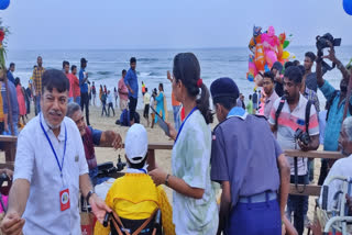 Permanent ramp to access Marina beach inaugurated