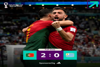 Portugal won 2-0 against Uruguay