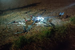 Pakistani drone shot down by BSF personnel on the border