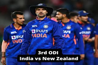 3rd ODI India vs New Zealand