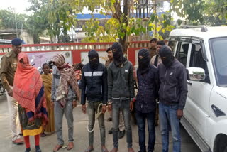 police arrested six members of interstate gang in Deoghar