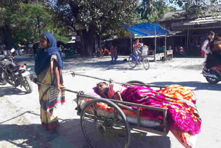 Poor ambulance service in Assam