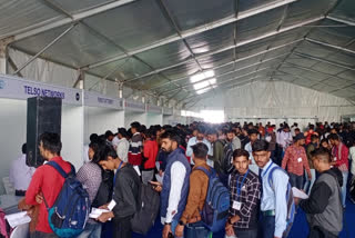 Thousands appeared for interview in job fair, many youth selected from Bikaner