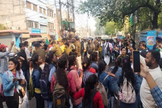 katni Girl students protest