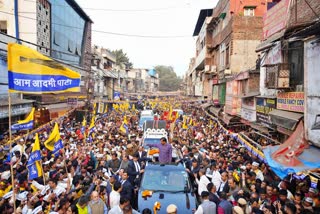 Kejriwals roadshow