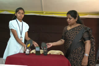 class 10 student from Kalaburagi invented Anti Rape Smart Foot Wear for women