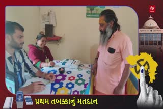 બાણેજમાં એકમાત્ર મતદાર હરિદાસ બાપુએ કર્યુ મતદાન