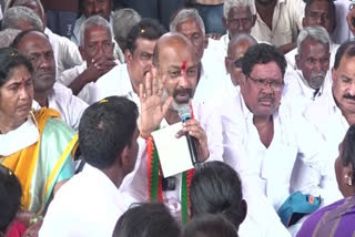 Bandi Sanjay who criticized KCR