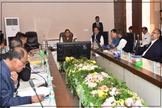 Assam CM Review meeting With Government officials