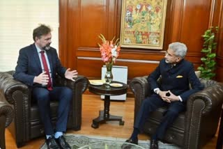 External Affairs Minister S Jaishankar and German Ambassador Philipp Ackermann