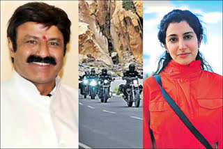 Tollywood actor Balakrishna  Balakrishna daughter nara bramhani  nara bramhani bike ride in Ladakh  Tollywood actor Balakrishna daughter news  ತಂದೆಯಂತೆ ಧೈರ್ಯವಂತೆ ಬಾಲಯ್ಯನ ಹಿರಿಯ ಮಗಳು  ಡೇರಿಂಗ್​ ರಾಣಿಯ ಲಡಾಖ್​ ಪ್ರವಾಸ  ನಂದಮೂರಿ ನಟಸಿಂಹಂ ಬಾಲಕೃಷ್ಣ  ಬಾಲಕೃಷ್ಣ ಅವರ ಹಿರಿಯ ಪುತ್ರಿ ಬ್ರಾಹ್ಮಿಣಿ  ಲಡಾಖ್‌ನ ಪರ್ವತದ ಇಳಿಜಾರುಗಳಲ್ಲಿ ಬೈಕ್​ ಸವಾರಿ  ಹೆರಿಟೇಜ್ ಫುಡ್ಸ್‌ನ ಕಾರ್ಯನಿರ್ವಾಹಕ ನಿರ್ದೇಶಕಿ  ಬ್ರಾಹ್ಮಣಿ ಅವರು ಇತ್ತೀಚೆಗಷ್ಟೇ ಲಡಾಖ್​ಗೆ ಬೈಕ್‌ ಟ್ರಿಪ್‌  ದಿ ಲಡಾಖ್ ಕ್ವೆಸ್ಟ್  Java Yedgy Motorcycles