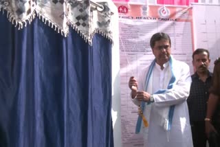 Tripura CM Manik Saha lays foundation stone of the office of the Chief Medical officer in North Tripura Dharmanagar