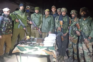 Arms  ammunition and drugs recovered in Uri  Police