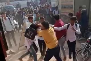 Fierce Fighting with Youths