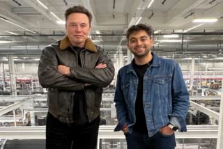 elon musk and pranay pathole IANS