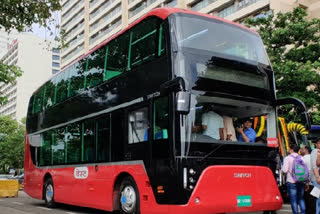 AC double decker bus service