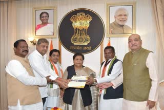 Chhattisgarh Minister reached Raj Bhavan