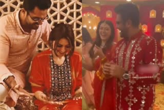 Heroine Hansika marriage Mehandi photos