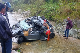 Almora Road Accident Update: 4 people died after a car fell into a ditch in Almora