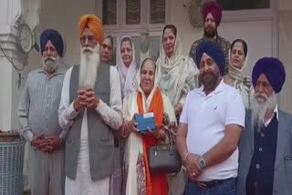 The family of deceased Balbir Singh reached Amritsar