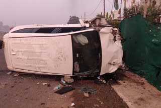 chhattisgarh police vehicle accident in jabalpur
