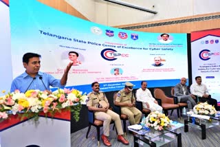 KTR on Cyber Crimes in Telangana