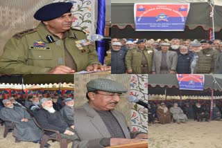 Police Meeting in Awantipora