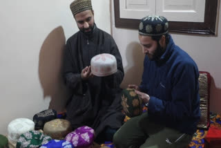 Two Kashmiri youths set out to revive traditional sozni caps art