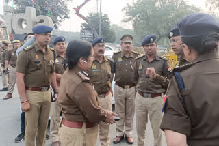 پولیس کمیشنر لکشمی سنگھ نے سرحدی علاقے کا دورہ کیا