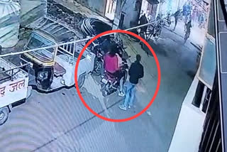 प्रॉपर्टी डीलर की हत्या का CCTV फुटेज