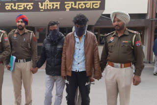 robbing a passing truck driver in Ropar