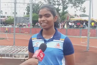 Kerala  state School meet  High jump  High jump in sub junior girls  Aashmika  gold  64th Kerala state School meet  ചിട്ടയായ പരിശീലനം  വിജയം  വെങ്കലത്തില്‍ നിര്‍ത്തിയടത്തുനിന്ന്  സ്വര്‍ണത്തിലേക്ക്  ആശ്‌മിക  തിരുവനന്തപുരം  സബ് ജൂനിയർ  പെൺകുട്ടി  സെന്‍റ് ജോസഫ്‌സ്