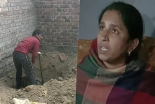 Bihar:  Woman killed son, buried dead body in house, suspected of killing daughter as well