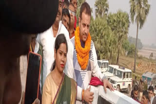 MP Chandan Singh Inaugurated Road In Nawada