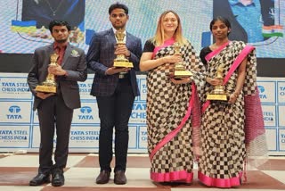 निहाल सरीन, अर्जुन एरिगैसी, अन्ना उशनिना और वैशाली ने टाटा स्टील शतरंज भारत का खिताब जीता