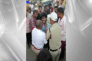 Young Man Hulchal in Nandyala Video Viral