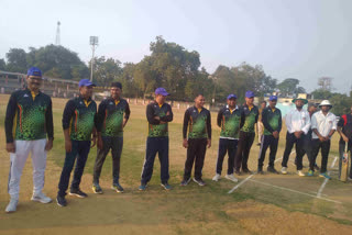 Safety cricket organized in Godda