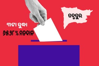 Padmapur ByPoll: ଅପରାହ୍ନ ୩ଟା ସୁଦ୍ଧା ୬୫.୨୮ % ମତଦାନ