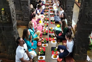 Foreigners Perform Rahu Ketu Pooja