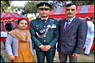 Avinash Thakur became lieutenant in Army