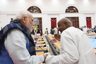 Modi and H D Devegowda