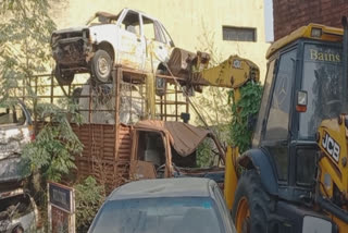 Garhshankar police station was turned into a junkyard