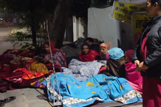 ANM protest outside health minister residence in Jaipur for appointment in 2018 recruitment
