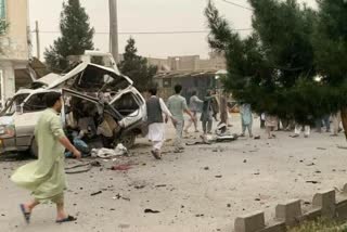 Bomb blast in Afghanistan