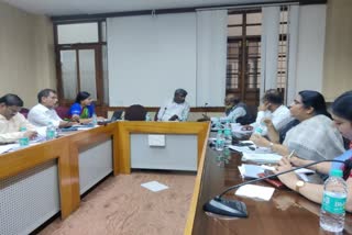 Meeting to review the progress of Backward Classes Departments