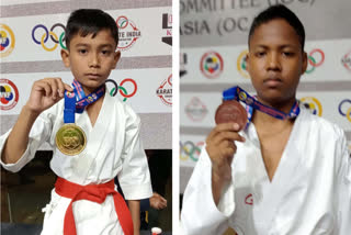 Child shine in karate championship